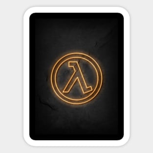 Half Life Sticker